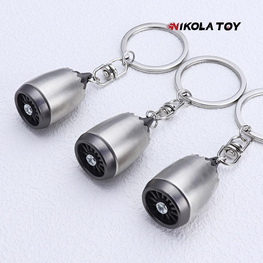 NIKOLATOY® CNC Precision Turbofan Engine Keychain - Image 2
