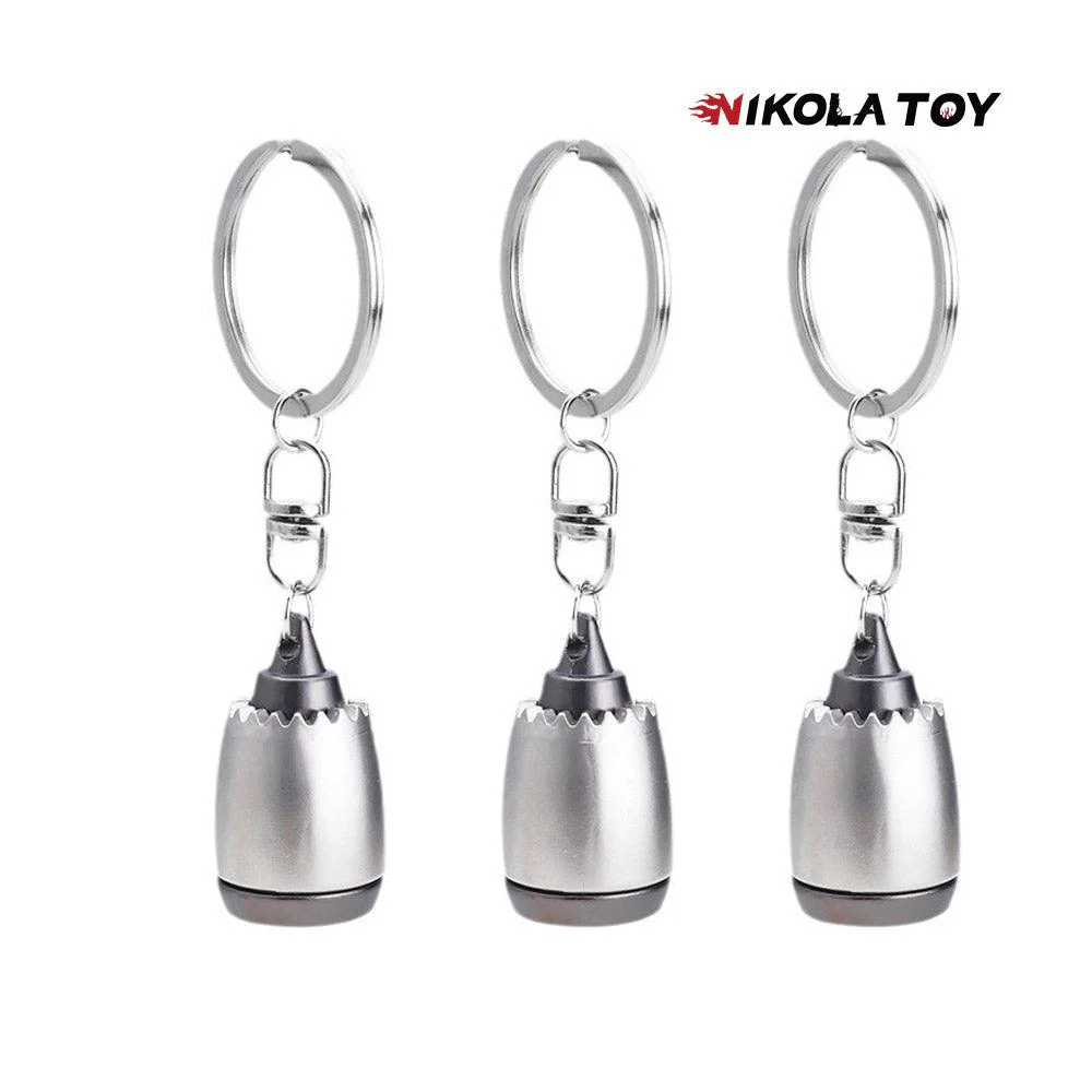 NIKOLATOY® CNC Precision Turbofan Engine Keychain - Image 3