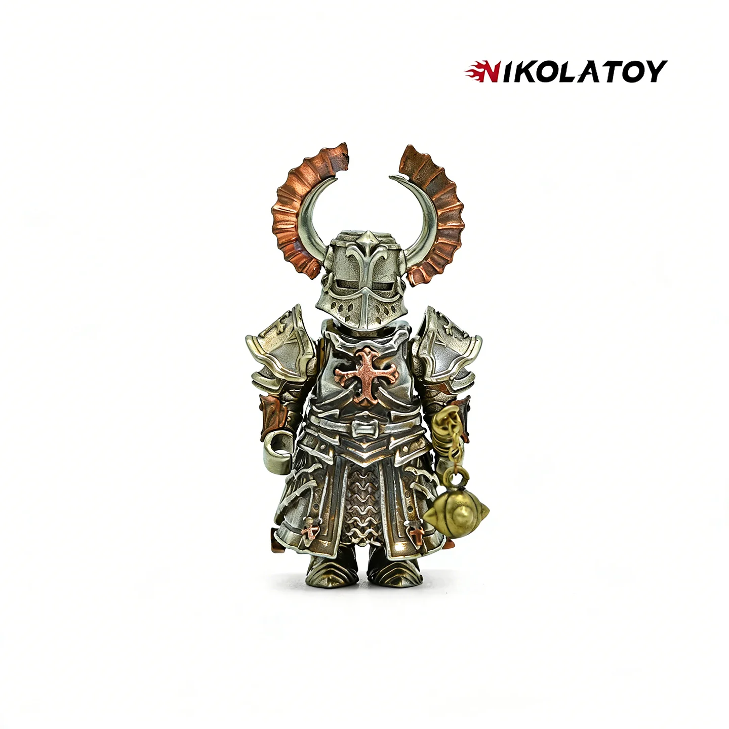 Creative Handmade Pure Copper Magnetic Assembly Toy Desktop Corps Series - Image 8