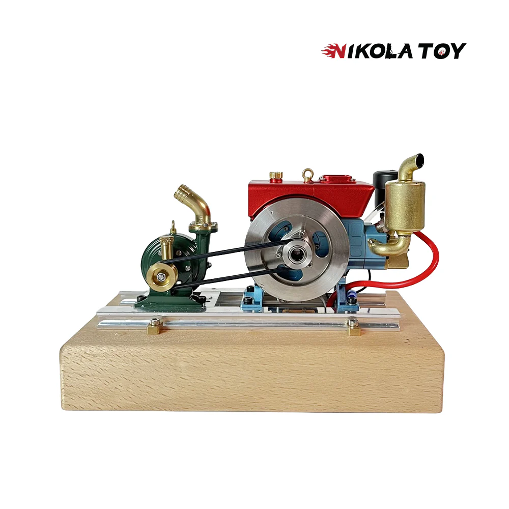 MUSA 1/8 2.6cc Mini Single-Cylinder Gas Powered Motor 4-Stroke Engine Model - Image 8