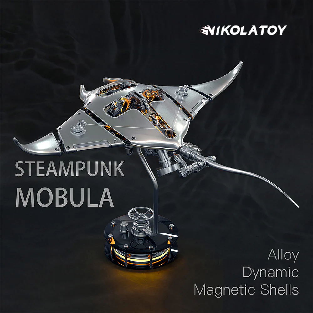 NIKOLATOY®Mechanical species - Manta ray (finished product) - Image 3
